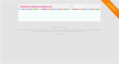 Desktop Screenshot of kandersonaudconsulting.com